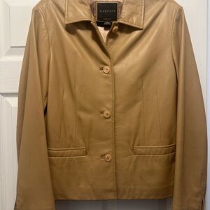 Harold's Camel Leather Jacket
